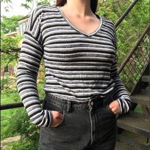 Aerie soft and sexy striped sweater